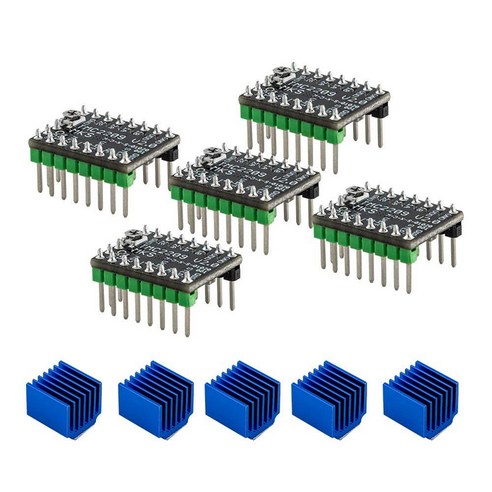 노 브랜드 5Pcs 3D 프린터 TMC2209 V2.0 업그레이드 버전 42 Reprap Ramps1.4 MKS Prusa용 스테퍼 모터 드라이버