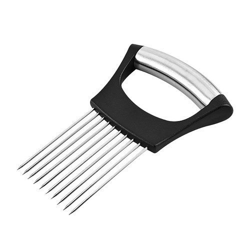 식품 슬라이스 어시스턴트 홀더 슬라이서 주방 가제 도구 홀더 쿡 양파 커터 Chop 과일 야채 커터 어시스턴트, 하나, A