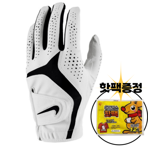 나이키 남성용 왼손 골프장갑 핫팩증정, 1개, 단일, ML