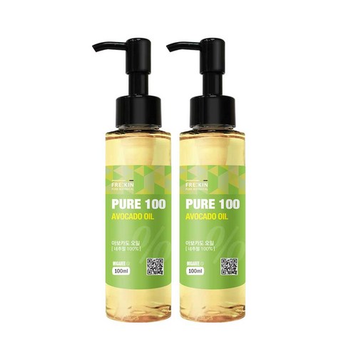 프리킨 퓨어100 정제/냉압착/페이스 아보카도오일, 2개, 100ml 드라이오일 프리킨 퓨어100 정제/냉압착/페이스 아보카도오일, 2개, 100ml 드라이오일