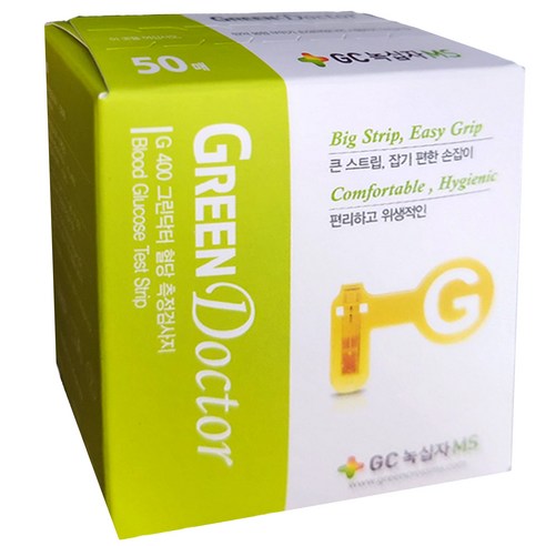 당뇨 관리를 위한 정확하고 신뢰할 수 있는 그린닥터 혈당 측정 검사지