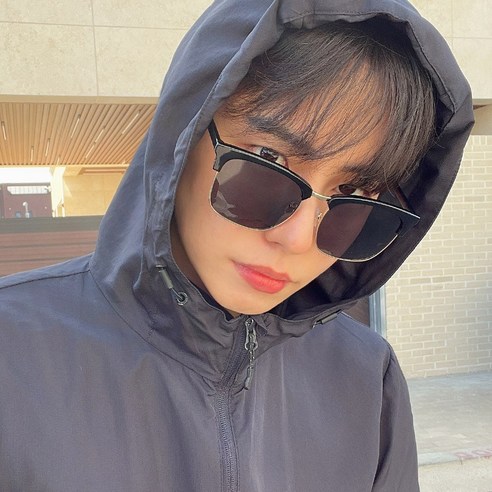 스타일리시한 보호: 빅 오버사이즈 편광선글라스