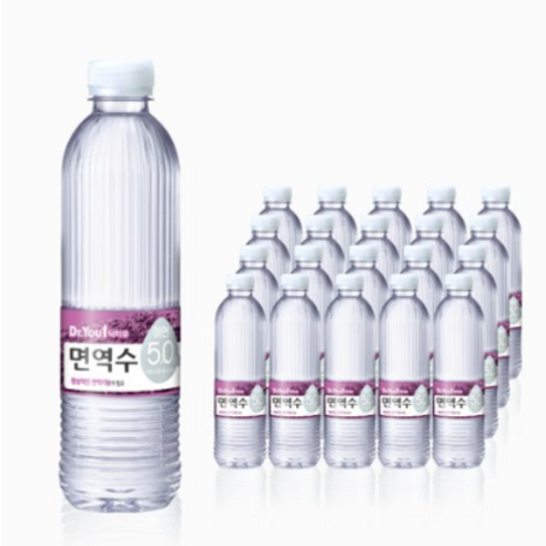 닥터유 면역수 530ml, 40개입 포장 생수