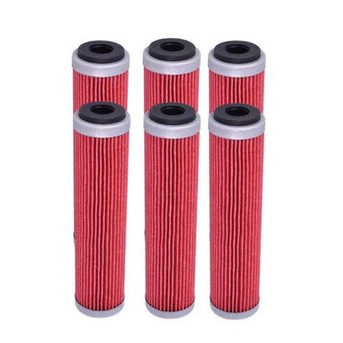 Enduro 390 Dual 20212021 필터 용 20112021 RS 390 오토바이 오일 4T RR Enduro Betamotor Sport Racing RC RR 4T 3, 4) 6pcs Red