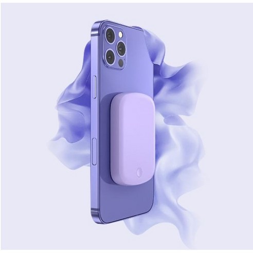 [맥세이프링 증정] 맥세이프 고속충전 보조배터리 4종, 퍼플