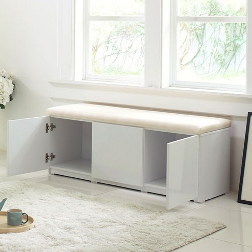 좁은 공간, 답답한 수납? 가비2 벤치 하나로 해결! 벤치수납의자