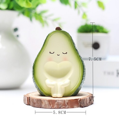 과일 작은 장식 크리 에이 티브 귀여운 만화 침실 데스크탑 장식 어린이 룸 장식 생일 선물, 하나, 색깔1
