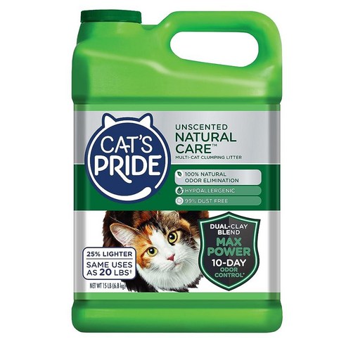 캣츠프라이드Cats Pride 클럼핑 모래Clumping Clay 다용도 고양이 배변 6.8kg15파운드 - 배변용품 | 쿠팡