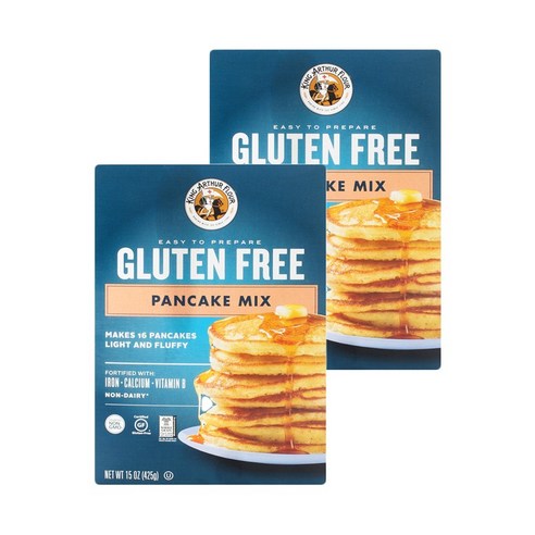 킹아더 글루텐 프리 팬케이크 믹스, 425g, 2개