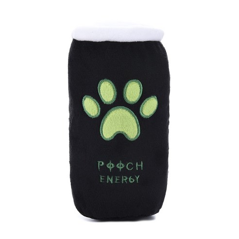 Hugsmart 퍼지 프렌즈 바크 소다 강아지용 봉제장난감, 1개, Pupster Energy
