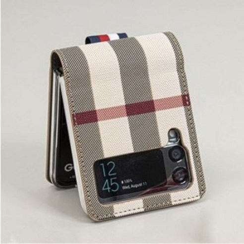 온픽케이스 패턴커버 갤럭시Z플립5 (F731) 링 카드수납 포켓 지갑 케이스