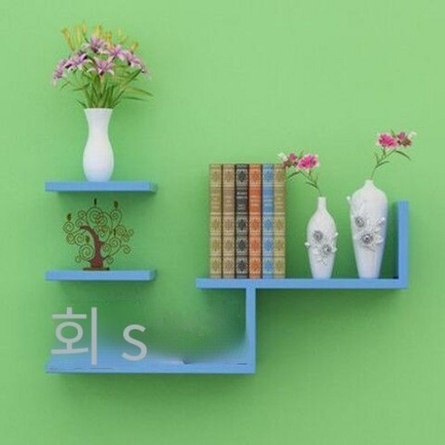 벽 선반 마운트, {"색상":"색깔1"}, {"크기":"업그레이드네조각블루"}