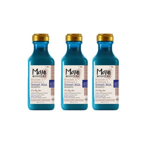 마우이모이스처 코코넛 밀크 샴푸, 385ml, 3개