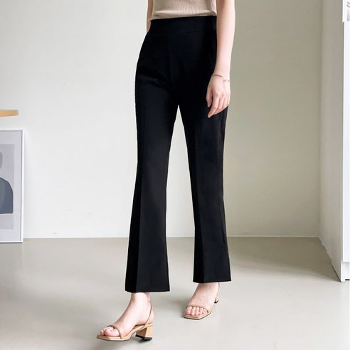 [여름 세미부츠컷] 에이플심플 여성 부츠컷 팬츠 편한 스판 바지 여름원단