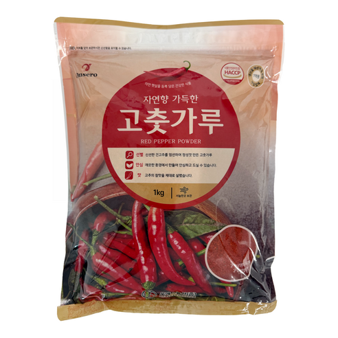 온세로 중국산 고운 고춧가루 장용 보통맛 HACCP인증, 1kg, 1개
