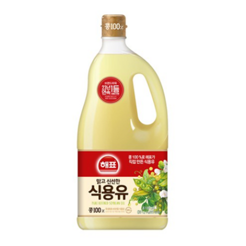 해표 식용유, 1.8L, 2개