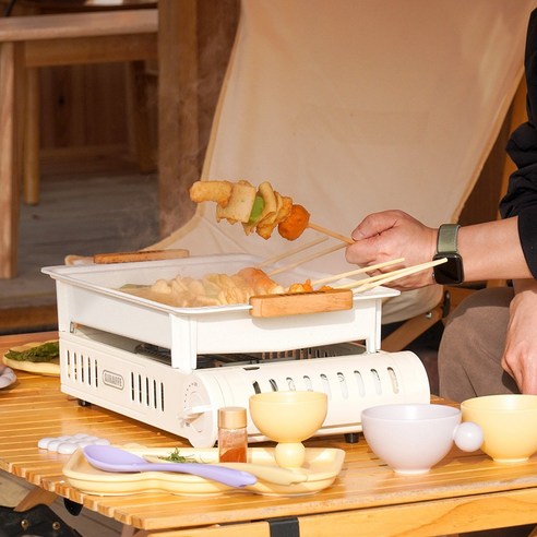 지라프 구이바다 L 아이보리에디션으로 캠핑 요리가 더욱 즐거워지다