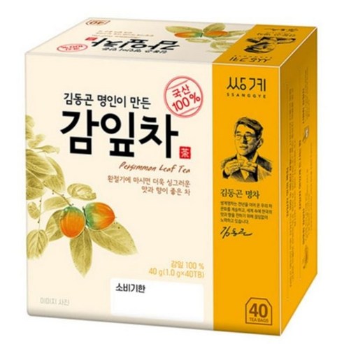 쌍계 김동곤명인차 감잎차 40T hii+68424dx