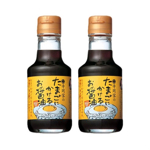 Teraoka egg soy sauce 테라오카 타마고 일본 계란 간장 소이 소스 150ml, 2개