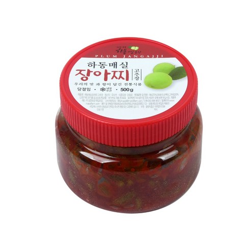 하동 매실고추장장아찌 500g 2병 실속형 밥반찬, 2개