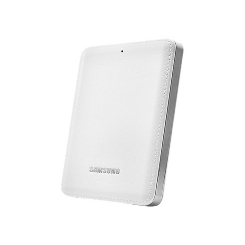 삼성전자 대용량 외장하드 1테라 2테라 4테라 휴대용 USB3.0 포터블 1TB 2TB 4TB 보관 HDD 파우치 제공, White