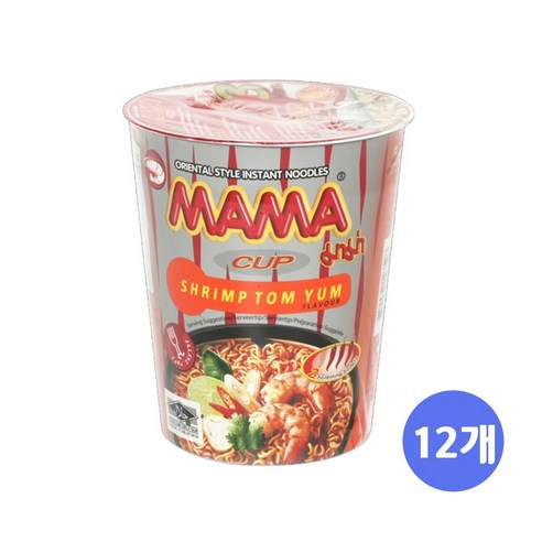 마마 컵 쉬림프 크리미 똠양 플레이버 컵라면
