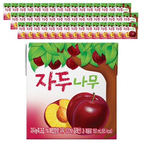 서울우유 자두나무 과일주스, 150ml, 48개