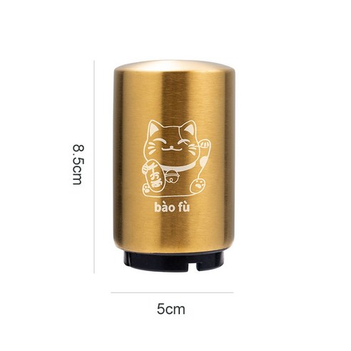 ZZJJC 펌핑 맥주 아이디어 병따개 자기흡입술집용 병따개 바비큐 노점 선물 병따개, 고양이 골드