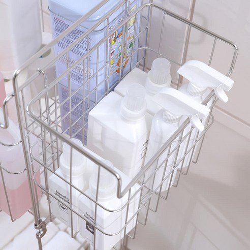 좁은 공간 빨래 고민 끝! JBJ 비블레스 올스텐 이동식 세탁바구니