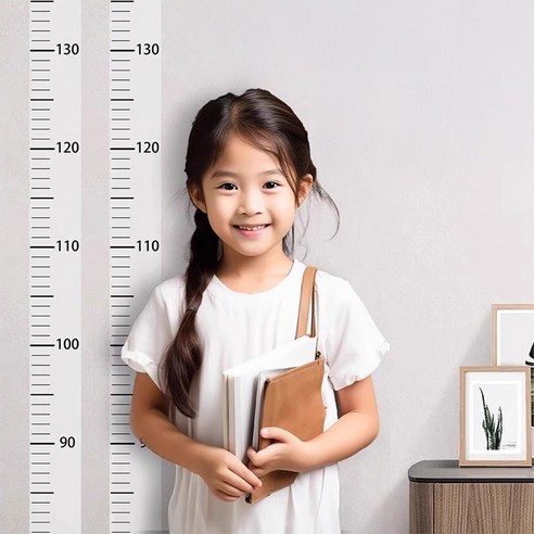 투명 키재기 스티커로 아이의 성장, 인테리어 손상 없이 깔끔하게 기록하세요!