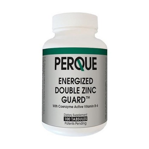 PERQUE- Energized Double Zinc Guard 100 tabs, 1개, 100정 페리큐