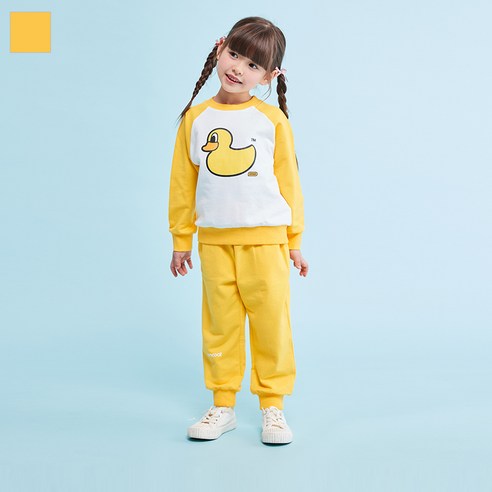 팬콧키즈 팝덕 프렌즈 오버핏 상하복_PKTFPSU02A