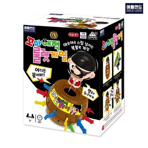 에프비존 꼬마 해적 룰렛게임 큰통 623365 - 학습카드게임 | 쿠팡