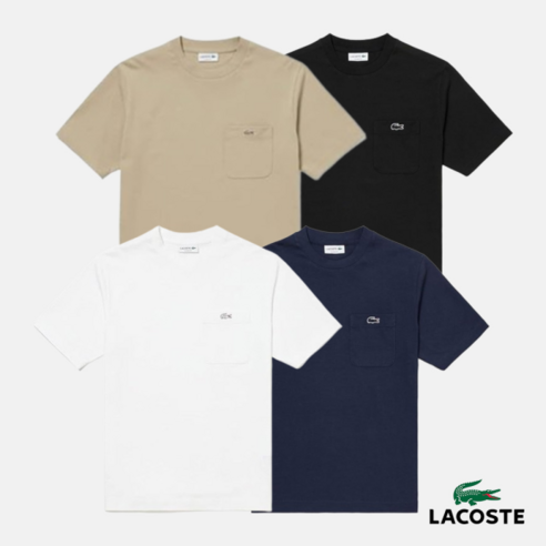 매장정품 라코스테 LACOSTE 포켓 반팔티 1346840