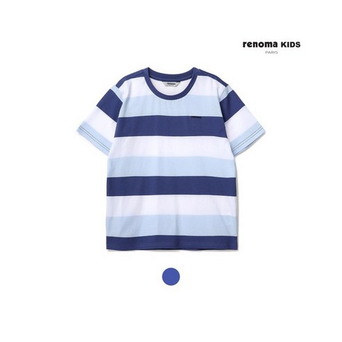 레노마키즈 남아 선염 스트라이프 티셔츠 R2322T118