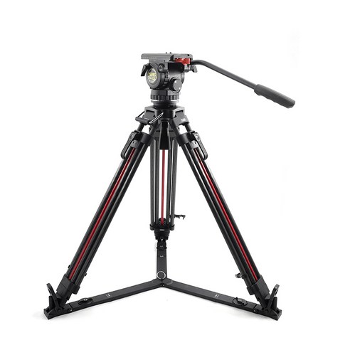 큐브모아 테리스 TERIS 전문가용 유체헤드 삼각대키트 TS-H12CF-Q, 1개