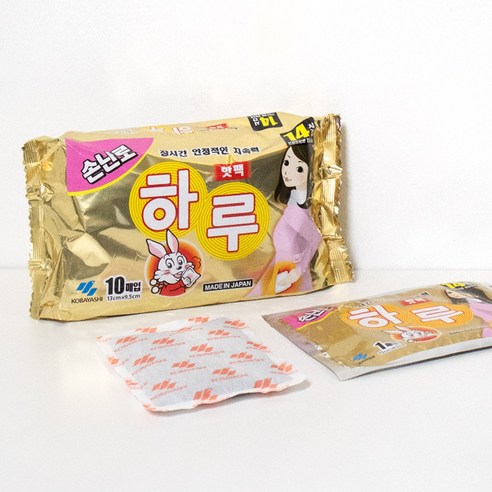 2024년 고바야시 하루 손난로 10매입, 5개