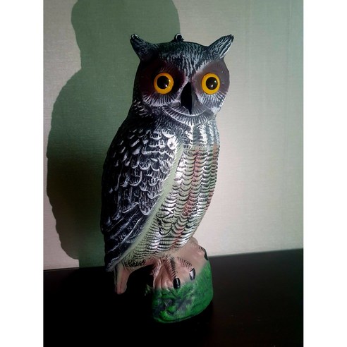 진짜같은 부엉이 모형: 동물 퇴치와 장식을 위한 완벽한 솔루션