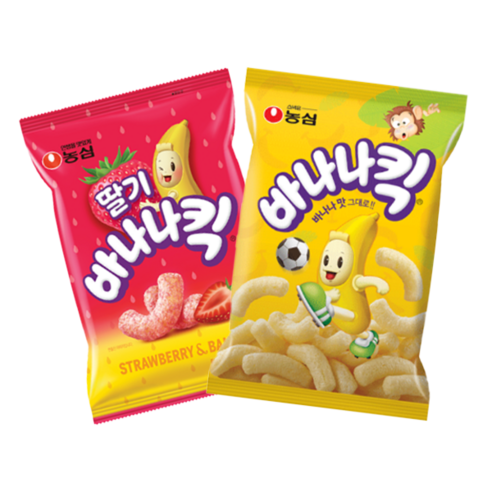 농심 바나나킥 75gx5봉+딸기바나나킥 60gx5봉