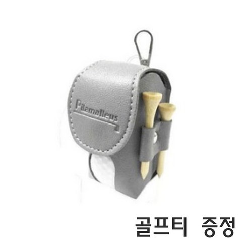 더무드민 고급 골프공케이스 골프공 볼주머니 파우치 (골프티 증정), 1개, 그레이