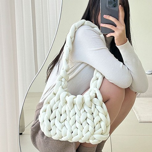 자이언트얀 가방 완제품 뜨개가방 숄더백