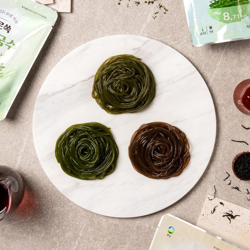 푸른 바다의 싱그러움을 담은 바로쏙 해조국수로 건강하고 맛있는 한 끼를!