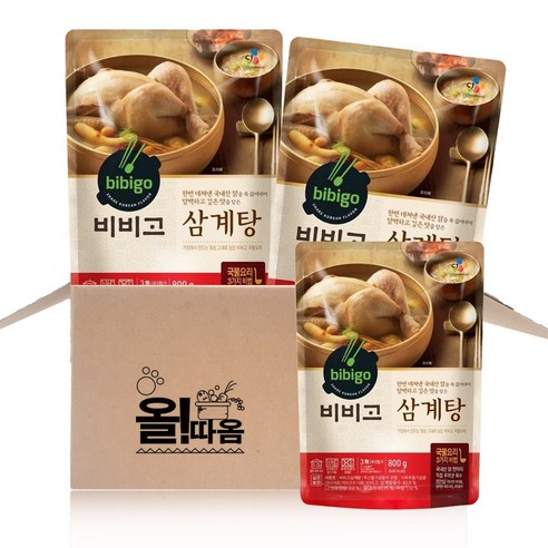 올따옴 선물하기 삼계탕 800g 3개