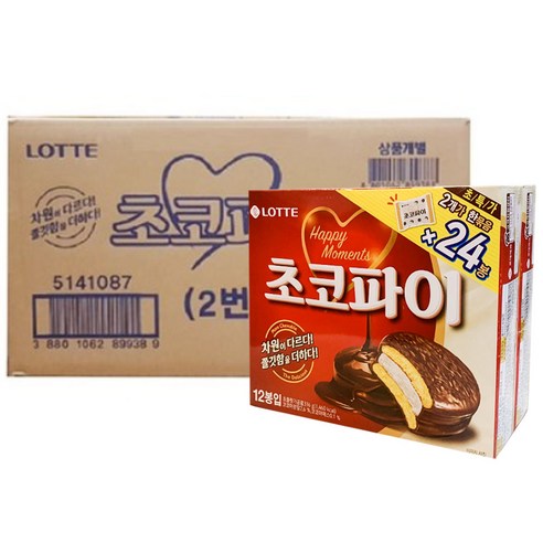 롯데제과 롯데초코파이, 336g, 8개