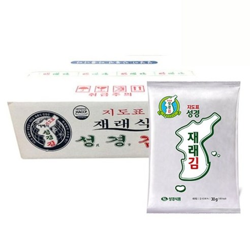 지도표 성경김 재래 전장김 30gx20봉, 20개