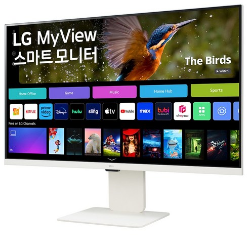 -LG전자- 스마트모니터 32SR83U 32인치 MyView IPS 광시야각 4K UHD 고해상도 webOS23 디자인 모니터 스피커 내장 스마트 컴퓨터 모니터, Smart 32SR83U