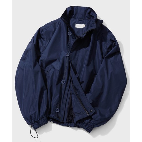 SECONDMONO 버튼 플라켓 나일론 하프 코트 자켓 [NAVY]_SEJK027NAVY SEJK027NAVY 422828