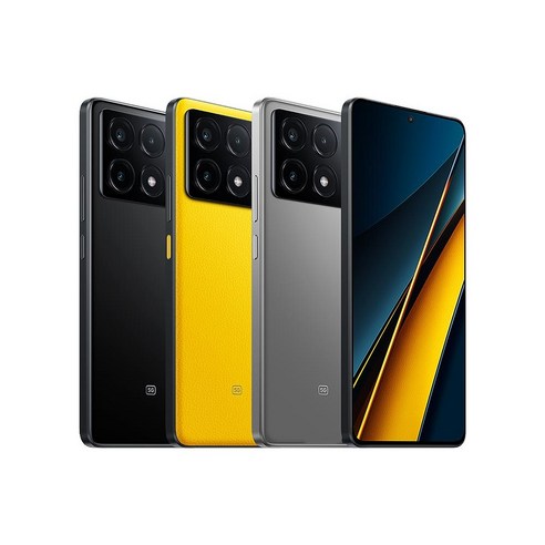 샤오미 샤오미 포코X6 프로 256GB 8램 듀얼심 5G 관부가세포함 자급제폰, 그레이, 12램 512GB, 512GB