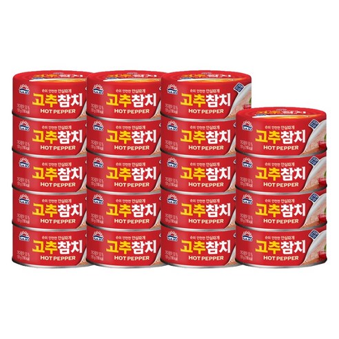 <올따옴> 사조 고추참치 135g 19입, 19개