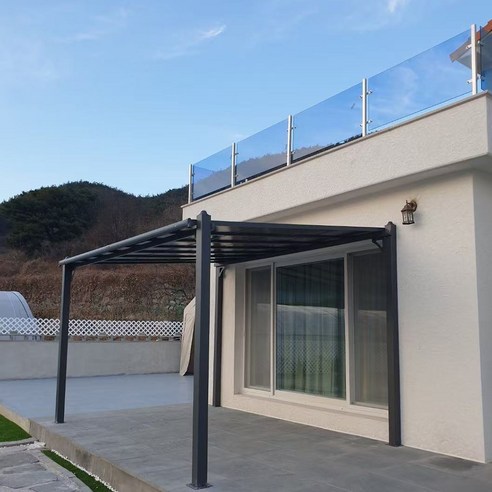 리자드 독립형 알루미늄 렉산 파고라 스카이 어닝 PC1001 테라스 썬룸 원두막 캐노피 다양한 사이즈, PC1001 기본형 파고라 4*3m(기둥4개)